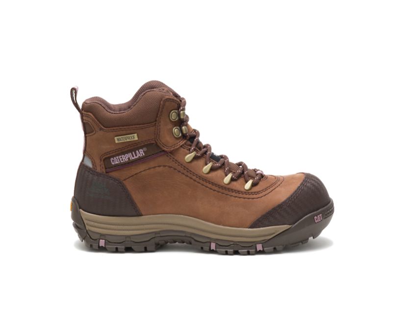 Caterpillar Ally Waterproof Composite Toe - Brune Vernestøvler Dame - Norge ( ICBGF-1945 )